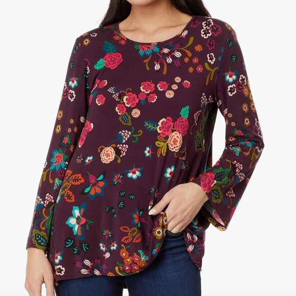 Johnny Was NWT The Janie Favorite High Neck Swing Tunic Size Small - Picture 1 of 6